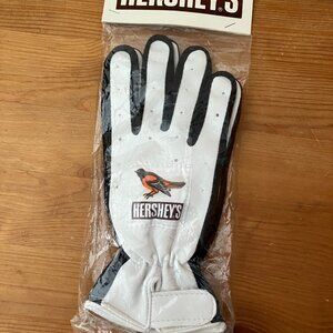 HERSHEY'S GLOVES White/Black  color with Logo New